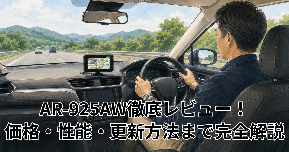 AR-925AW徹底レビュー！価格・性能・更新方法まで完全解説