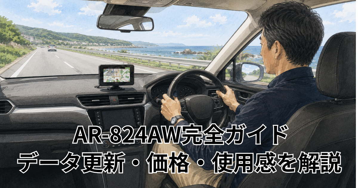 AR-824AW完全ガイド｜データ更新・価格・使用感を解説