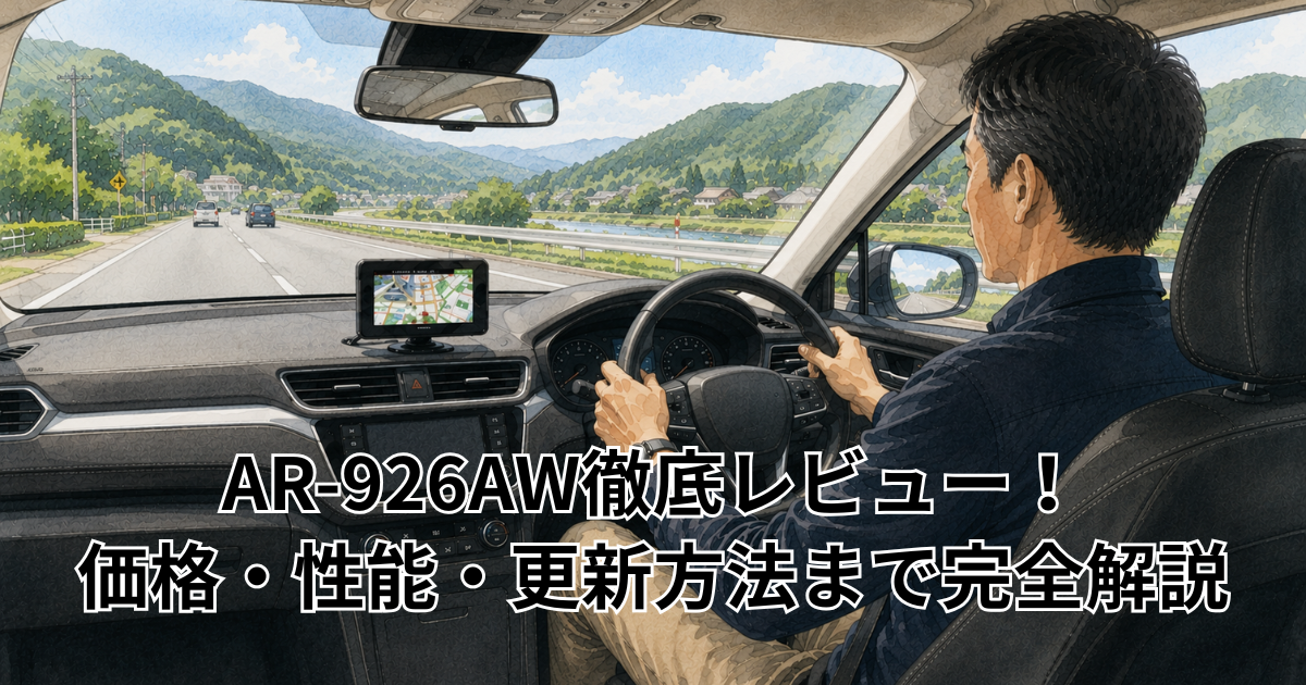 AR-926AW徹底レビュー！価格・性能・更新方法まで完全解説