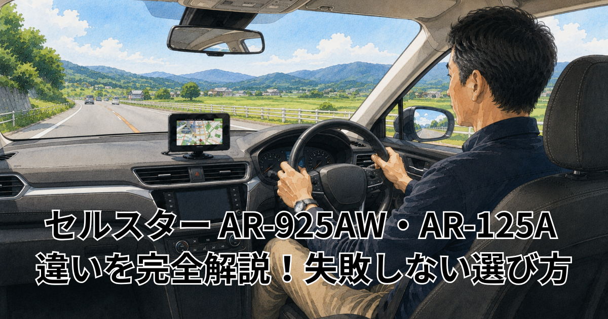セルスター AR-925AW・AR-125A 違いを完全解説！失敗しない選び方