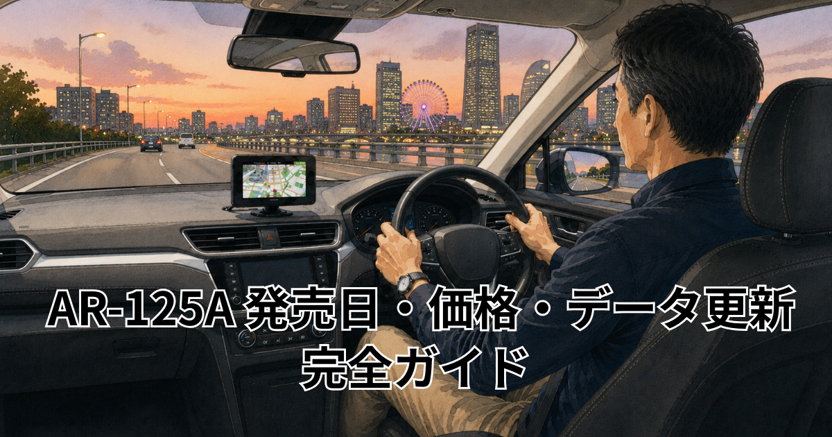 AR-125A 発売日・価格・データ更新 完全ガイド