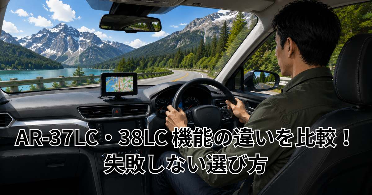 AR-37LC・38LC 機能の違いを比較！失敗しない選び方
