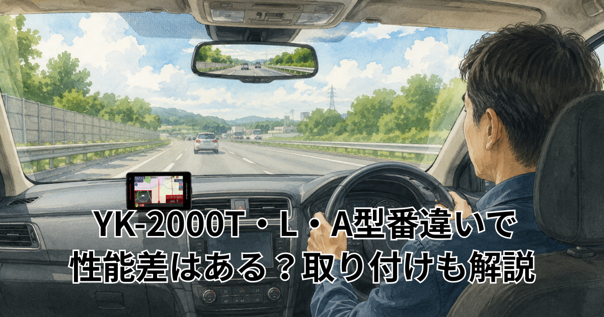YK-2000T・L・A型番違いで 性能差はある？取り付けも解説