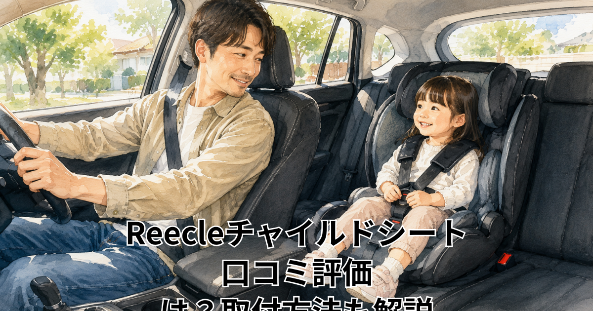 Reecleチャイルドシート｜口コミ評価は？取付方法も解説