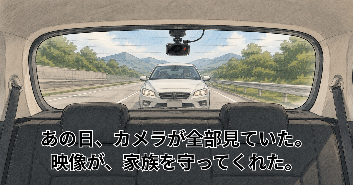 あの日、カメラが全部見ていた。 映像が、家族を守ってくれた。