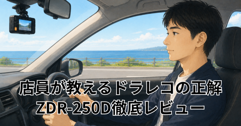 Zdr コムテック ZDR-250D レビュー|取り付け・駐車監視・上位モデルとの違いを店員が徹底解説 - カー用品専門店員が選ぶカーグッズ