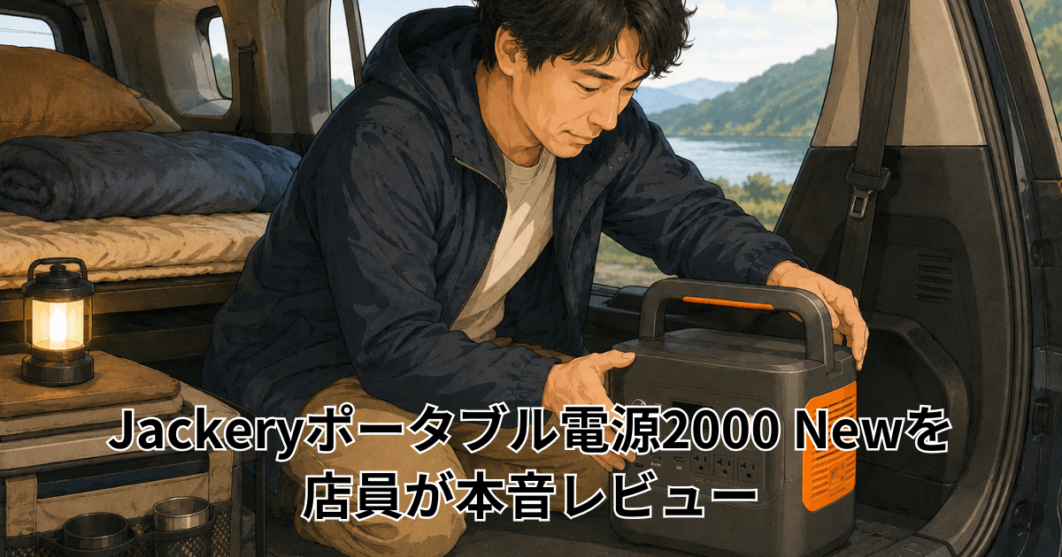 Jackeryポータブル電源2000 Newを 店員が本音レビュー