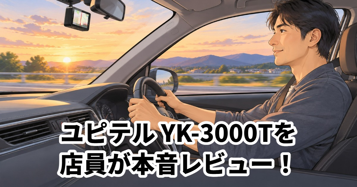 ユピテル YK-3000Tを店員が本音レビュー！
